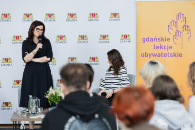 Lekcja Obywatelska z udziałem prezydent Gdańska Aleksandrą Dulkiewicz