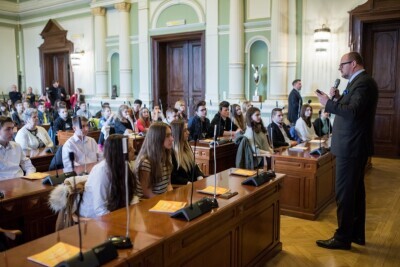 Lekcja obywatelska z Prezydentem Adamowiczem