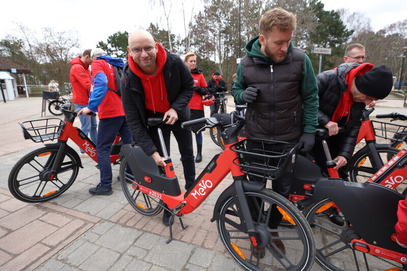 Zdjęcie MEVO rozkręca wiosnę. Akcja promocji roweru metropolitalnego 1