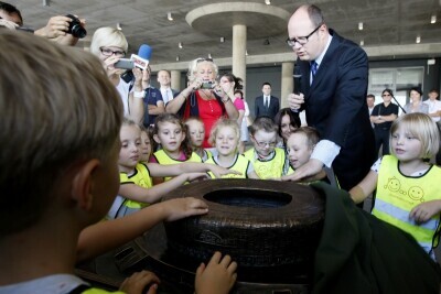 Makieta PGE Arena dla niewidomych