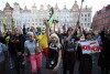 Manifestacja Gdańsk w obronie wolnych mediów.