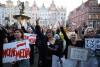 Manifestacja Gdańsk w obronie wolnych mediów.