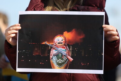 Manifestacja Związku Ukraińców w Polsce.