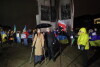 Manifestacja solidarności z Ukrainą na pl. Solidarności.
