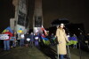 Manifestacja solidarności z Ukrainą na pl. Solidarności.