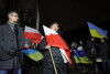Manifestacja solidarności z Ukrainą na pl. Solidarności.