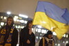 Manifestacja solidarności z Ukrainą na pl. Solidarności.