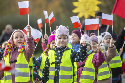 Marsz Niepodległości gdańskich przedszkolaków