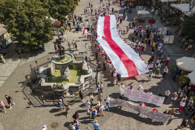 Marsz godności- Solidarni z Białorusią