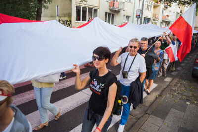 Marsz i wiec KOD - rocznica Porozumień Sierpniowych