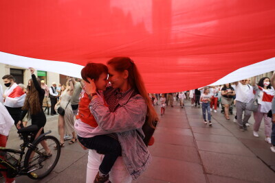 Marsz z Białorusią.