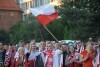Mecz Polska - Niemcy kibice na Targu Węglowym