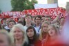 Mecz Polska - Niemcy kibice na Targu Węglowym