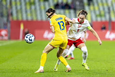 Mecz Polska vs. Rumunia w piłce nożnej kobiet