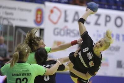 Mecz piłkarek ręcznych AZS Łączpol AWFiS - EKS Start Elbląg