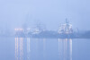 Mgła w Porcie Gdańsk