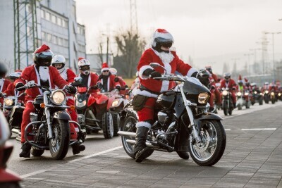 Mikołaje na Motocyklach