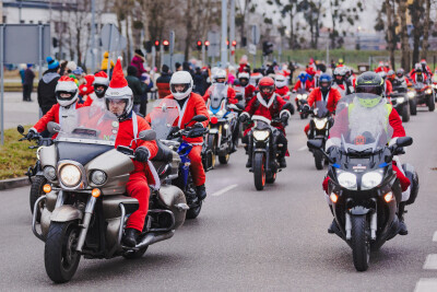Mikołaje na motocyklach