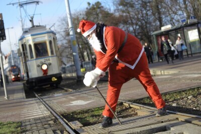 Mikołajki w Zabytkowym Tramwaju