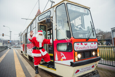 Mikołajkowy tramwaj
