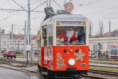 Mikołajkowy tramwaj