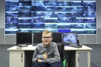 Miłośnik komunikacji - Jakub Płaziński odwiedził ZTM w Gdańsku