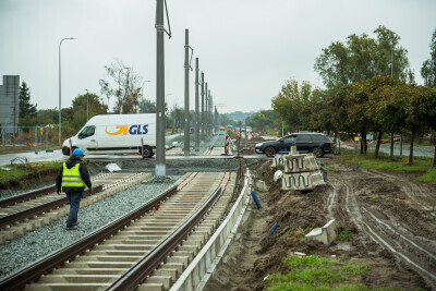 Modernizowane torowiska na Stogach