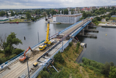 Most Siennicki, bieżące działania - briefing prasowy