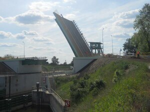 Most zwodzony w Przegalinie