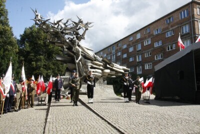 Msza i wieńce w intencji Obrońców Poczty Polskiej