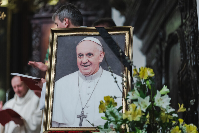 Zdjęcie Msza św. dziękczynna za zmarłego papieża Franciszka 1