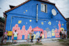 Mural dziecięcy w Nowym Porcie