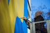 Mural solidarności z Ukrainą