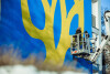 Mural solidarności z Ukrainą