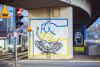 Mural solidarności z Ukrainą