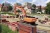 Na budowie Trasy Słowackiego