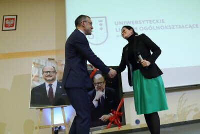 Nadanie im. Pawła Adamowicza Uniwersyteckiemu Liceum Ogólnokształcącemu w Gdańsku