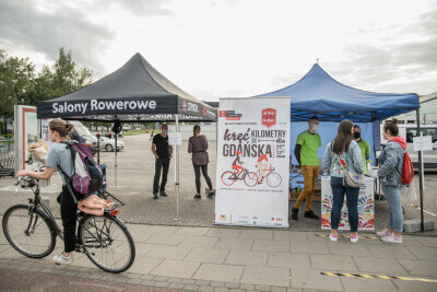 Namiot Kręć kilometry dla Gdańska