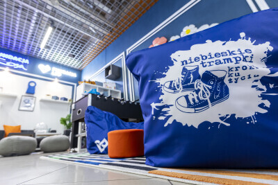 Niebieskie Trampki w Galerii Przymorze