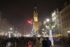 Noc Sylwestrowa zabawa gdańszczan i turystów na Głównym Mieście