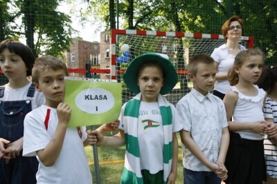 Dwa boiska na Dzień Dziecka