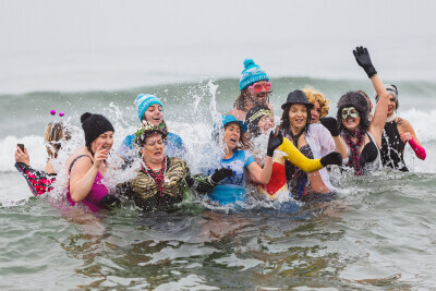 Noworoczne morsowanie