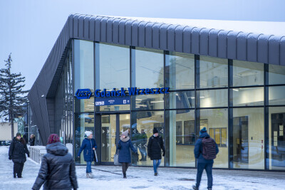 Nowy gmach dworca PKP Gdańsk-Wrzeszcz