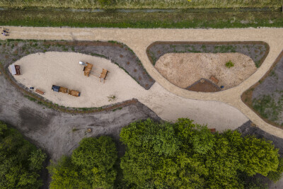 Nowy park w dzielnicy Rudniki