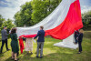Obchody 4 czerwca. Uroczyste zawieszenie patchworkowej flagi