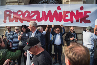 Obchody sierpniowe. Wiec za Porozumieniem