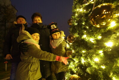 Odpalenie choinki w dzielnicy Jasień.