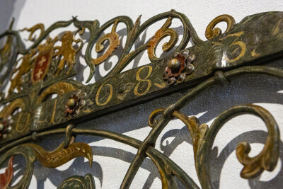 Odrestaurowana krata w Muzeum Gdańska