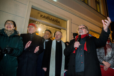 Odsłonięcie Szopki z Piasku