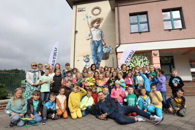 Odsłonięcie muralu w ramach Kampanii Gdańsk bez plastiku.